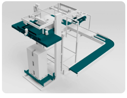 Paletizadora industrial del curso de TIA Portal de Abel Dominguez
