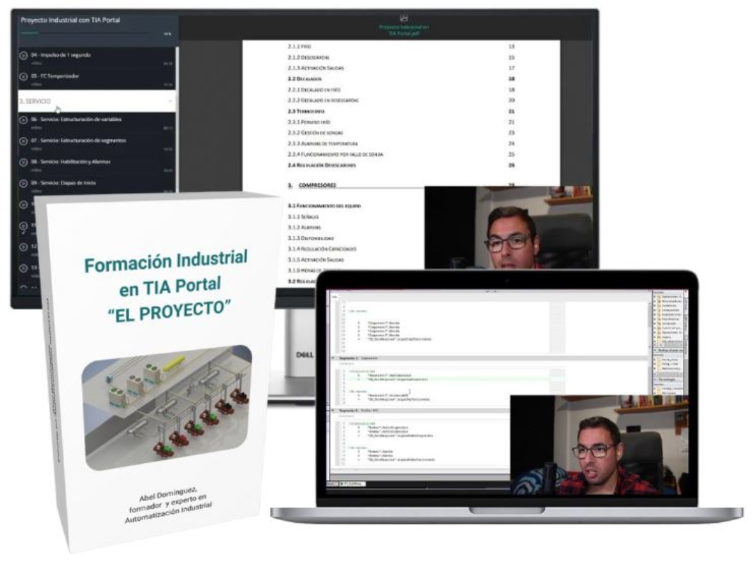 Curso Industrial de TIA Portal "El Proyecto" de Abel Dom&iacute;nguez